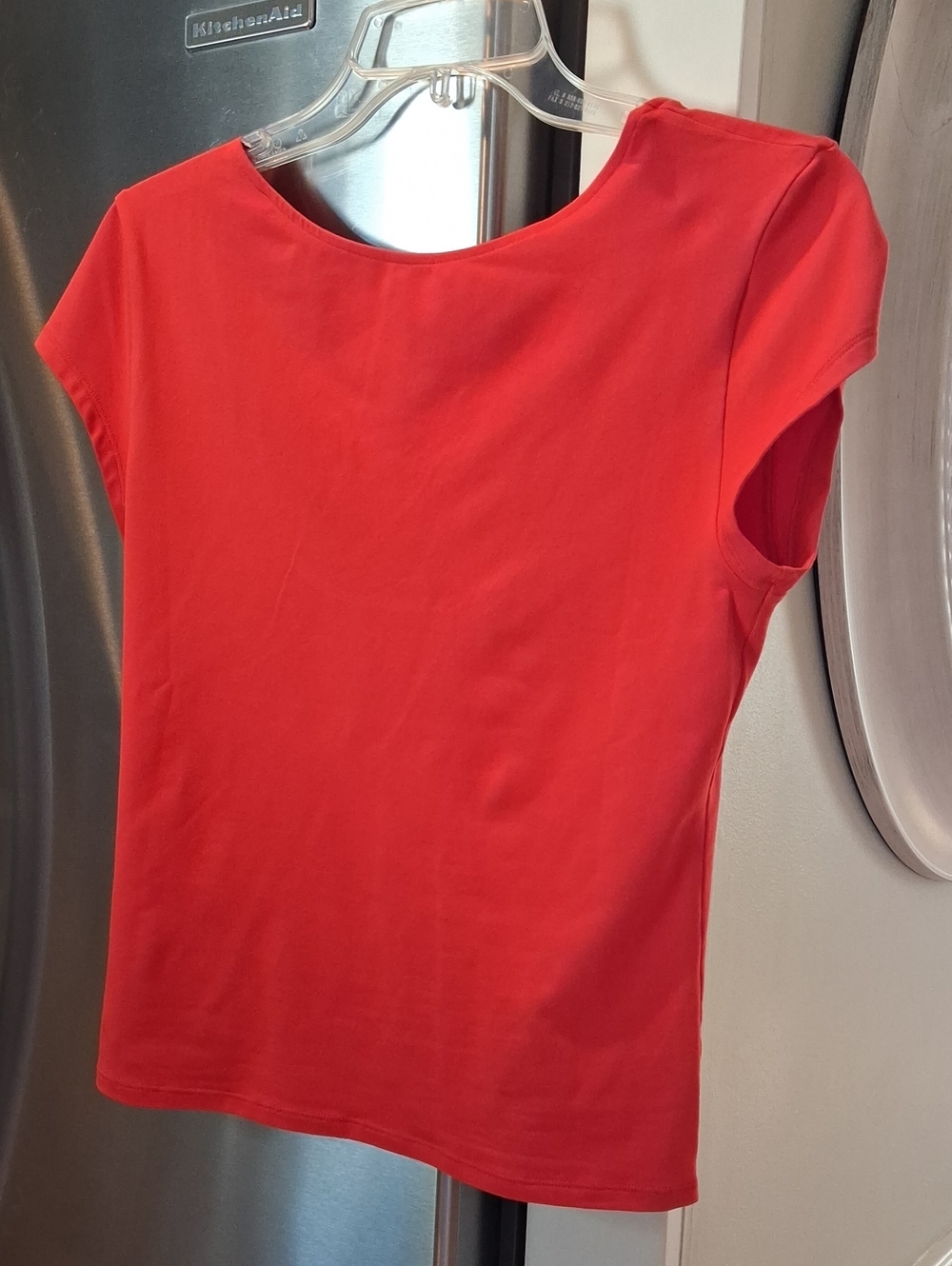 ALO Yoga Red Cap-Sleeve Tee